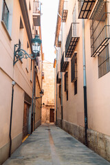 Obraz premium Narrow and picturesque streets of Valencia, Spain town.