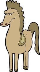 cartoon horse