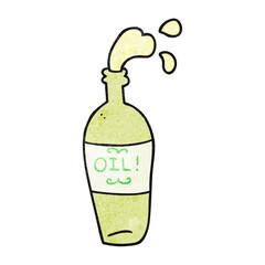 textured cartoon oil