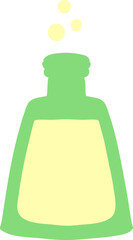bubbling potion bottle