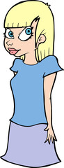 cartoon girl