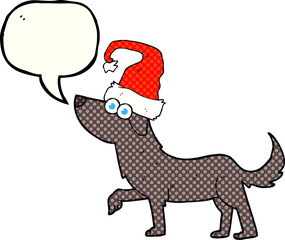 comic book speech bubble cartoon dog