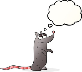 thought bubble cartoon rat