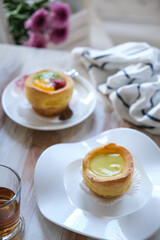 choux pastry on the table