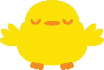 cute cartoon baby bird