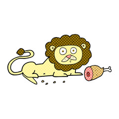 cartoon lion