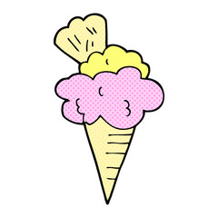 cartoon ice cream