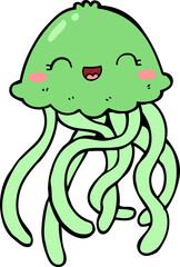 cute cartoon jellyfish