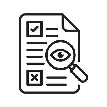Content proofreading  vector filled outline Icon Design illustration. SEO Development And Marketing Symbol on White background EPS 10 File