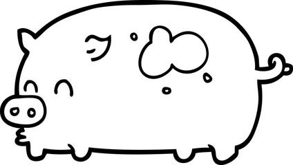 cute cartoon pig