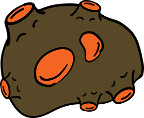 Space character cartoon design