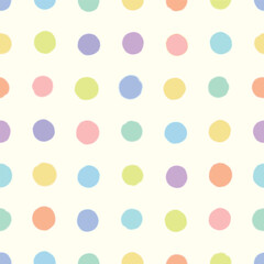 Vector creme seamless pattern background: Quiet Bubble.