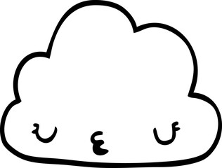 cute cartoon cloud