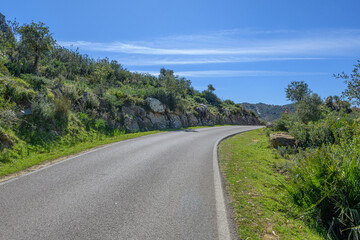 road, andalusia, backplate, spain, mountain