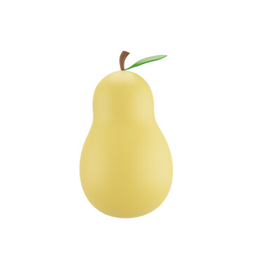 Pear 3D Illustrations