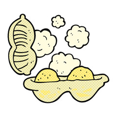 comic book style cartoon peanuts