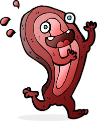 meat cartoon character