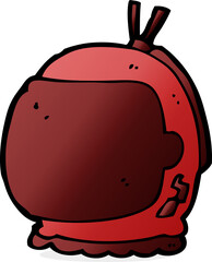 cartoon astronaut helmet © lineartestpilot