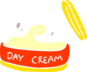 cartoon doodle moisturizer jar