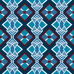 Chevron Seamless Pattern with Tribal Shape. Designed in Ikat, Aztec, Folk, Motif, Luxury Arabic Style. Ideal for Fabric Garment, Ceramics, Wallpaper. Vector Illustration.
