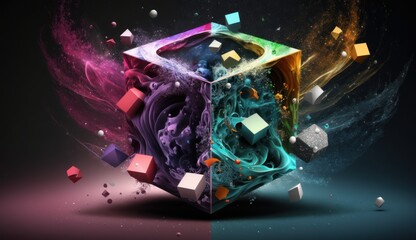 Thinking Outside the Box Concept