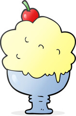 cartoon ice cream