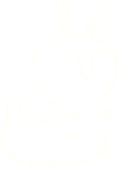 Happy Caterpillar Chalk Drawing