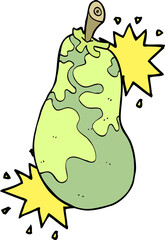 cartoon pear