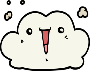 cute cartoon cloud
