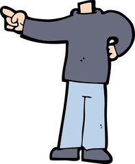 cartoon pointing body (mix and match cartoons or add own photos)