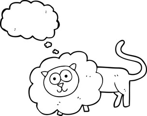 thought bubble cartoon animals