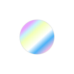 Holographic stickers. Holography gloss shapes. Vector gradient labels mockup