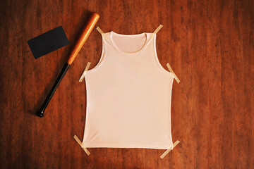 camisa branda de basebol 