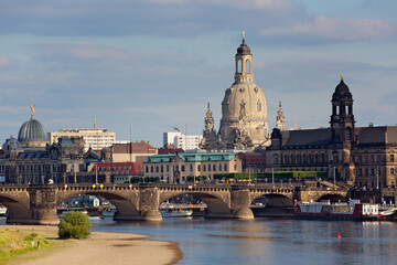 Panorama Blick über Dresden, Deutschland