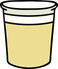 quirky hand drawn cartoon plant pot