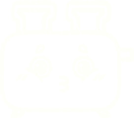 Toaster Chalk Drawing