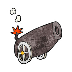 textured cartoon cannon