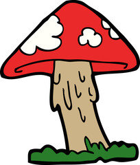 cartoon mushroom