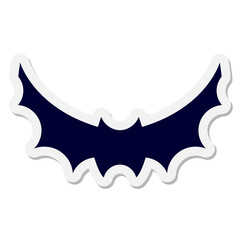 halloween bat symbol sticker