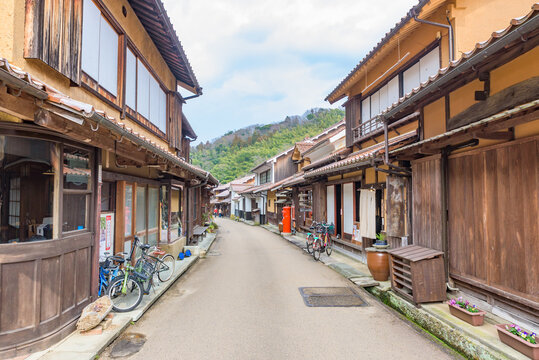 The mining settlement of Omori Ginzan in the Iwami Ginzan Silver Mine, UNESCO World Heritage Site, Shimane Prefecture, Japan