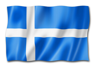 Shetland County flag, UK