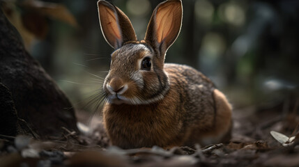 Fototapeta na wymiar Rabbit Hase