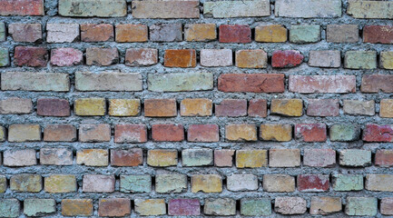 old brick wall for photo background