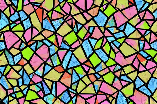 seamless geometric pattern - generative ai