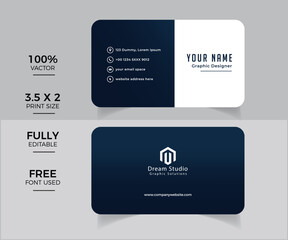 Modern professional business card