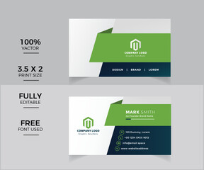 Modern professional business card