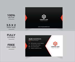 Modern professional business card