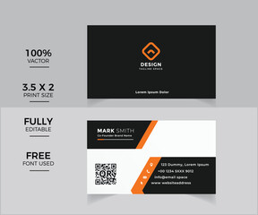 Modern professional business card