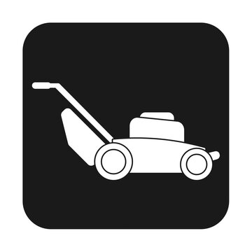 recommend clip art: Illustration of lawn mower machine technology equipment tool, gardening grass cutter