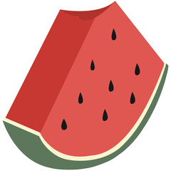 illustration of watermelon